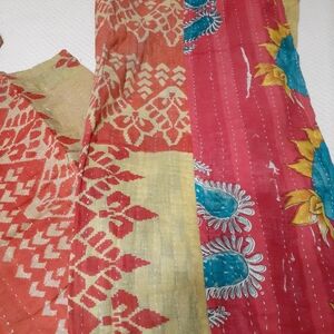 Vibrant Multicolor Floral Throw Blanket